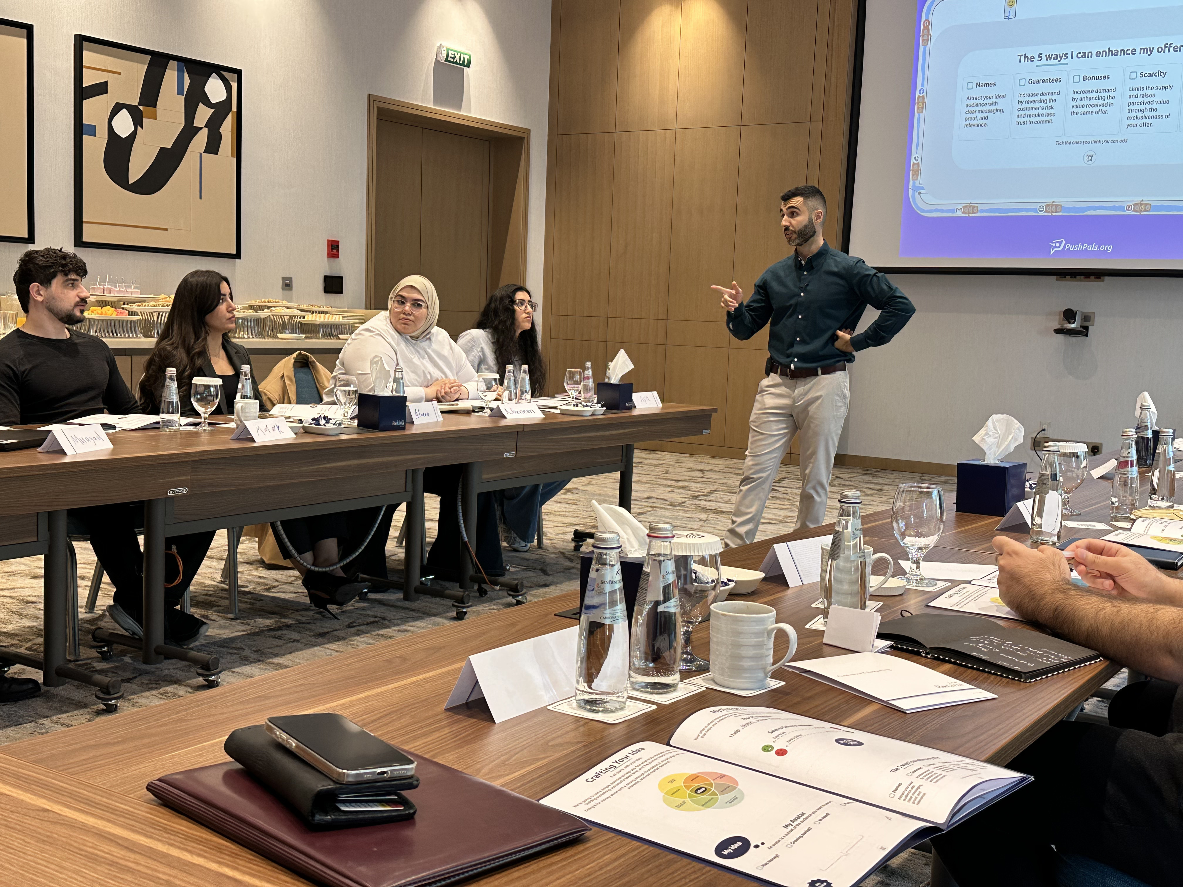 PushPals free monthly webinar for aspiring founders learning how to start a business